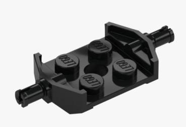 Preview: BEARING ELEMENT 2X2 2/3 - schwarz - 1 Pack à 10 Stk.